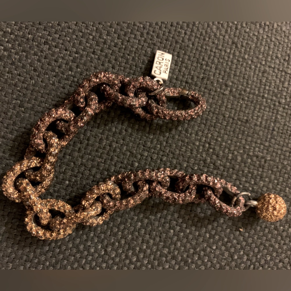 BNWOB Caron Parfums Paris chain design bracelet VINTAGE COLLECTOR’S PIECE